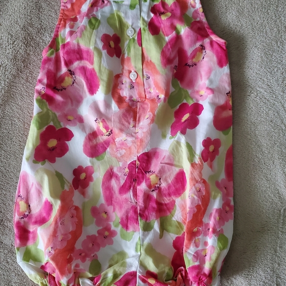 Gymboree Dressed Up Family Brunch floral romper - Picture 4 of 4